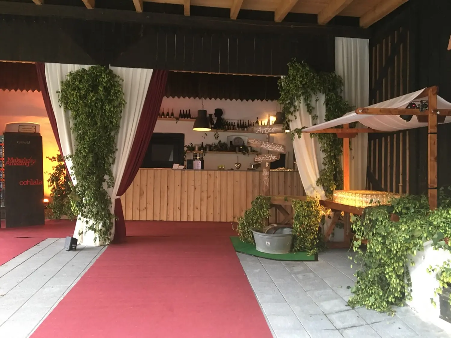 Barbereich der Rittergut Grafenried Standort GmbH